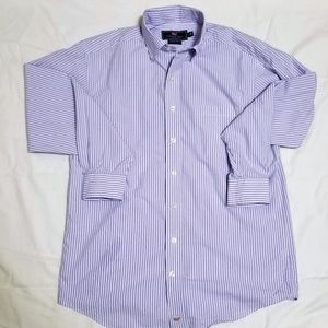 Vineyard Vines Striped Purple Shirt. Size M.